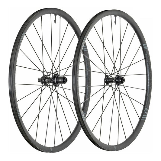 Wheels Industry Nine Industry Nine Solix G AR25 Wheel Front and Rear 700C / 622 Holes: F: 24 R: 24 F: 12mm R: 12mm F: 100 R: 142 Disc Center Lock SRAM XD-R Set Dark Slate Gray