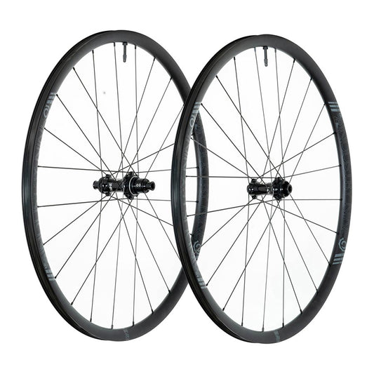 Wheels Industry Nine Industry Nine Solix SL AR25 Wheel Front and Rear 700C / 622 Holes: F: 24 R: 24 F: 12mm R: 12mm F: 100 R: 142 Disc Center Lock Shimano Road 11 Set Dark Slate Gray