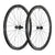Wheels Industry Nine Industry Nine Solix AL AR40 Wheel Front and Rear 700C / 622 Holes: F: 24 R: 24 F: 12mm R: 12mm F: 100 R: 142 Disc Center Lock Shimano Road 11 Set Dark Slate Gray