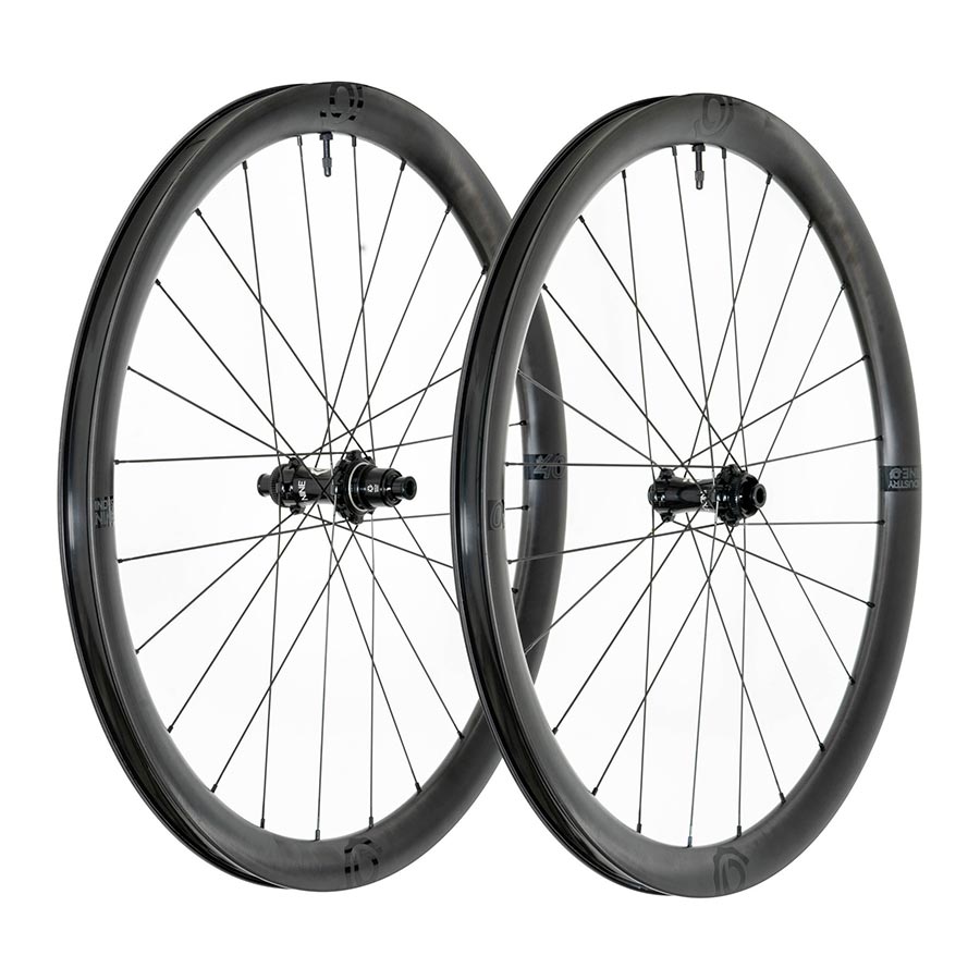 Wheels Industry Nine Industry Nine Solix AL AR40 Wheel Front and Rear 700C / 622 Holes: F: 24 R: 24 F: 12mm R: 12mm F: 100 R: 142 Disc Center Lock SRAM XD-R Set Dark Slate Gray