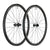 Wheels Industry Nine Industry Nine Solix SL i9 35 Wheel Front and Rear 700C / 622 Holes: F: 24 R: 24 F: 12mm R: 12mm F: 100 R: 142 Disc Center Lock Shimano Road 11 Set Dark Slate Gray