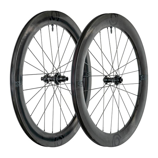 Wheels Industry Nine Industry Nine Solix SL i9 65 Wheel Front and Rear 700C / 622 Holes: F: 24 R: 24 F: 12mm R: 12mm F: 100 R: 142 Disc Center Lock SRAM XD-R Set Dark Slate Gray