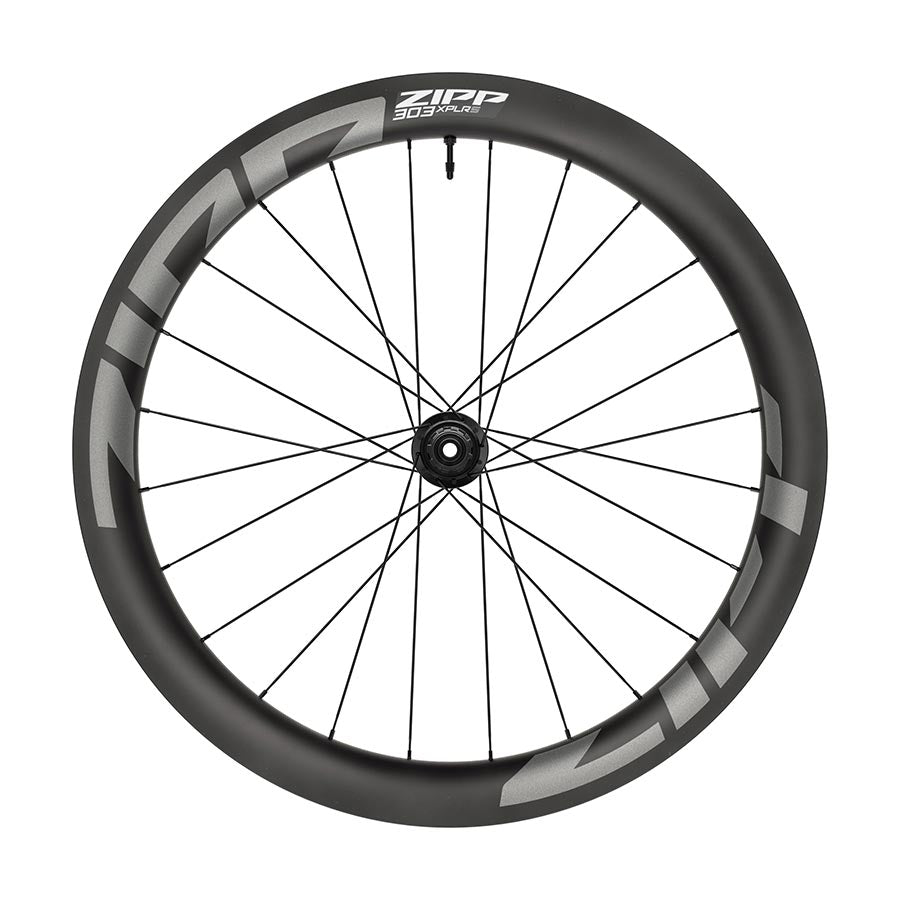 Rear Wheel Zipp Speed Weaponry Zipp 303 XPLR S Rear Wheel - 700 12 x 142mm Center-Lock Carbon BLK XDR 24H A1 Dark Slate Gray