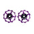 Reverse Aluminum Pulley Set For Colab Chain Tensioner Purple