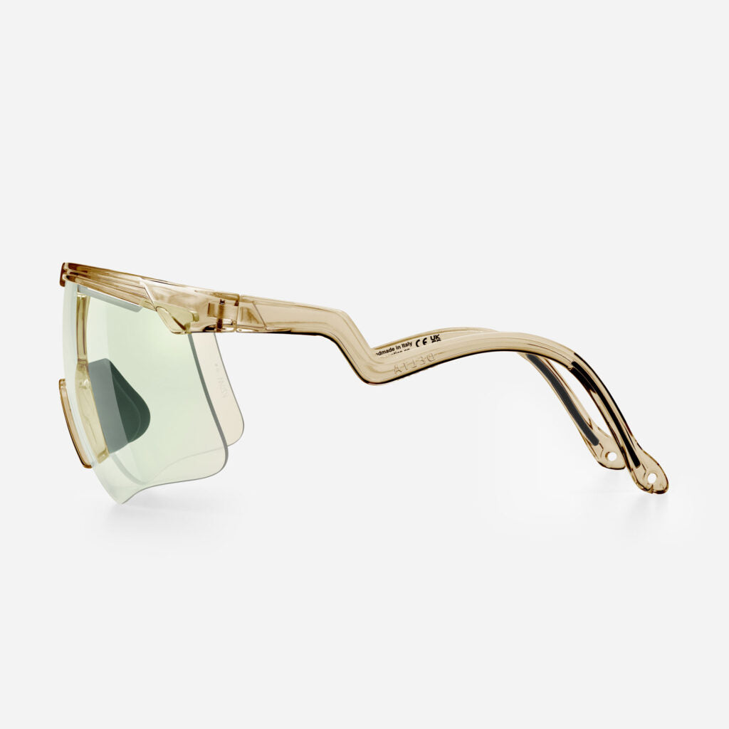 Alba Optics DELTA Sunglasses, Smoke Glossy, VZUM F-LENS Beetle