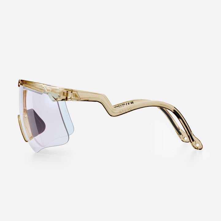 Alba Optics DELTA Sunglasses, Smoke Glossy, VZUM F-LENS Fire