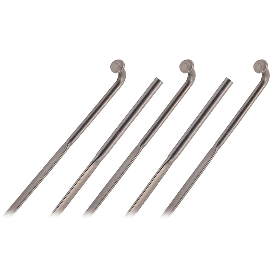 Spokes Sapim Sapim CX-Ray Spokes Bladed J-Bend Silver 2.0 Length: 310mm No threads Cut to size Pack of 100 Rosy Brown