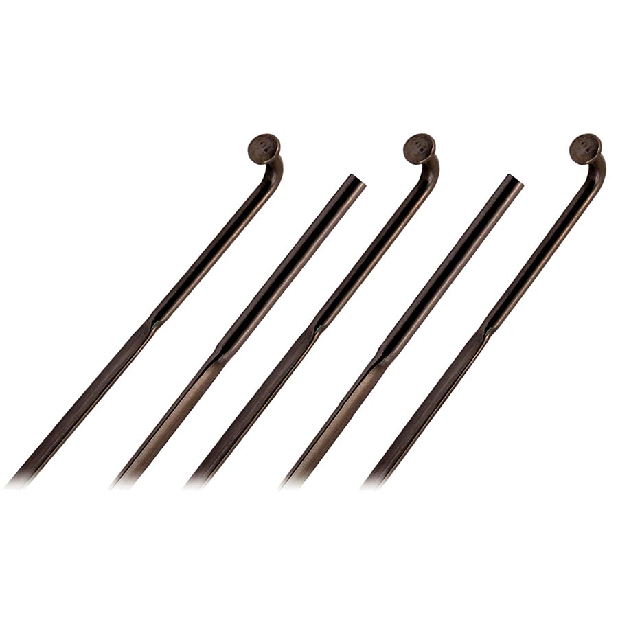 Spokes Sapim Sapim CX-Ray Spokes Bladed J-Bend Black 2.0 Length: 310mm No threads Cut to size Pack of 100 Dark Slate Gray