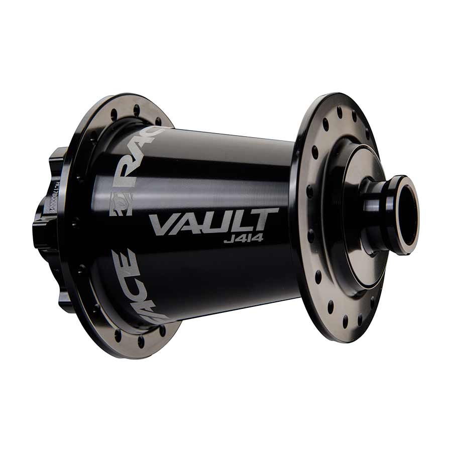 Disc Hubs Race Face Raceface Vault Disc Hub Front 32H 15mm TA 110mm Boost J-Bend Black Dark Gray