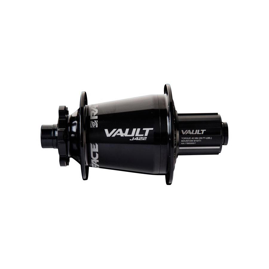 Disc Hubs Race Face Raceface Vault Disc Hub Rear 32H 12mm TA 148mm J-Bend Shimano Black Black