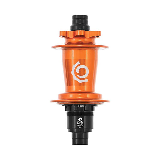 Hubs Industry Nine Industry Nine Hydra Classic Rear Hub - 12 x 148mm 6-Bolt Micro Spline Orange 28H Dark Slate Gray