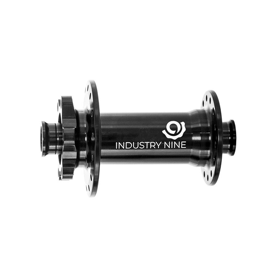Front Hub Industry Nine Industry Nine 1/1 Classic Front Hub - 15 x 110mm 6-Bolt Black 28H Dark Slate Gray
