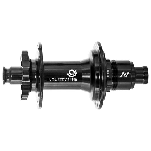 Hubs Industry Nine Industry Nine 1/1 Rear IS Hub 12x148 Boost 28h HG Black Dark Slate Gray