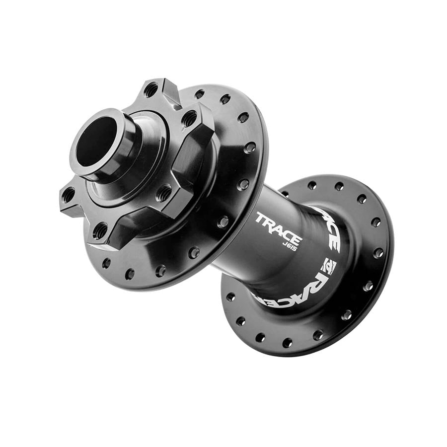 Front Hub Race Face RaceFace Trace J-Bend 615 Front Hub - 15 x 110mm Boost 6-Bolt Black Dark Slate Gray