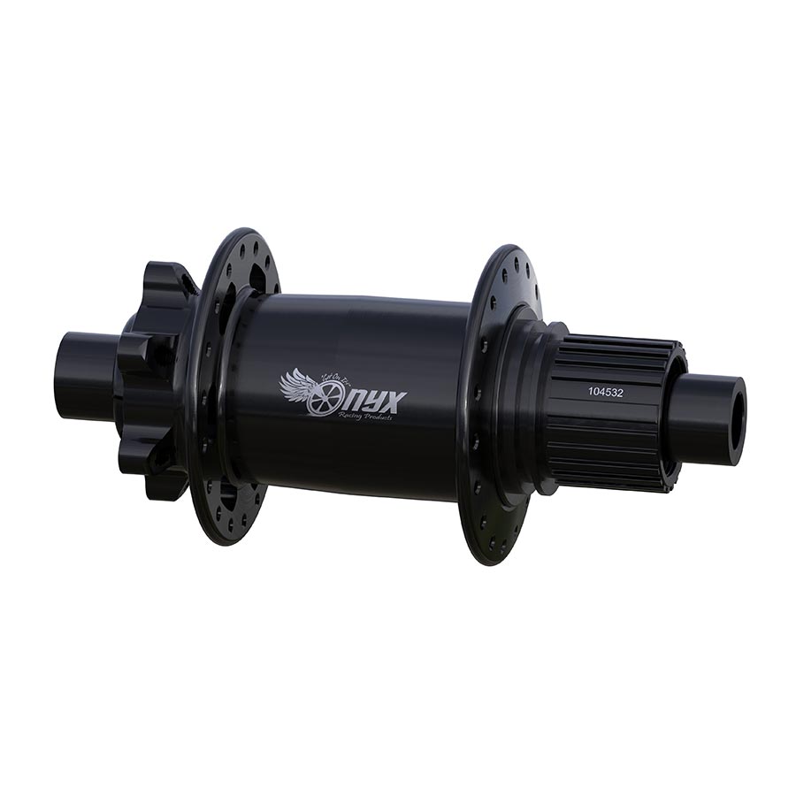 Disc Hubs Onyx Racing Products Onyx Racing Products MTB Boost Disc Hub Rear 32H 12mm TA 148mm Shimano Micro Spline Black Black