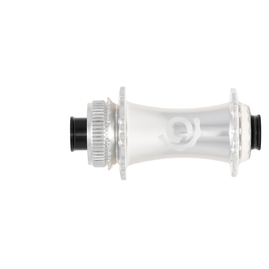 Disc Hubs Industry Nine Industry Nine Solix G Classic Front Disc Hub Front 24H 12mm TA 100mm Silver Light Gray