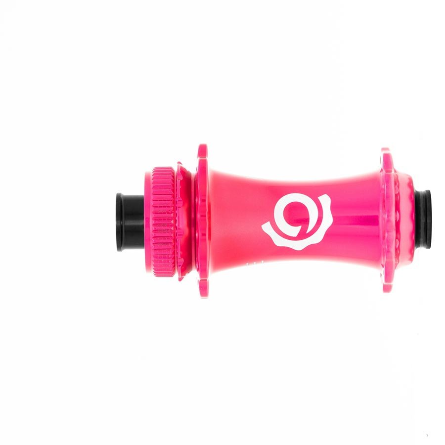 Disc Hubs Industry Nine Industry Nine Solix G Classic Front Disc Hub Front 28H 12mm TA 100mm Pink Pale Violet Red