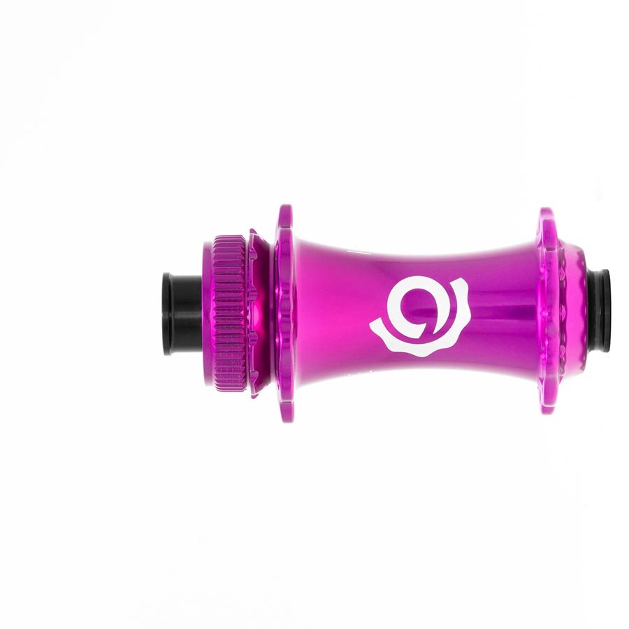 Disc Hubs Industry Nine Industry Nine Solix G Classic Front Disc Hub Front 28H 12mm TA 100mm Purple Violet Red