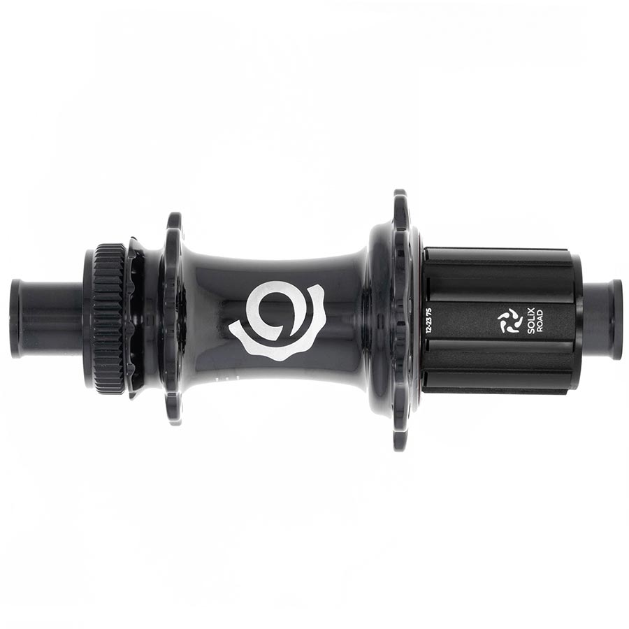 Disc Hubs Industry Nine Industry Nine Solix G Classic Rear HG11 Disc Hub Rear 24H 12mm TA 142mm Shimano HG 11 Black Dark Slate Gray