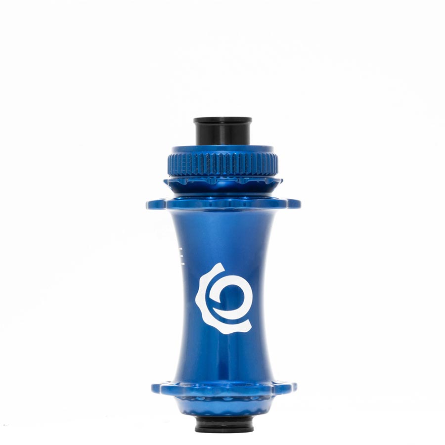 Disc Hubs Industry Nine Industry Nine Solix M Classic Front Disc Hub Front 24H 15mm TA 110mm Boost Blue Dark Slate Blue