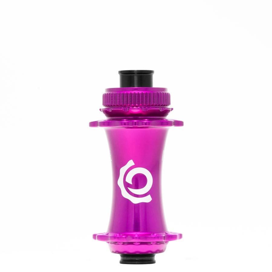 Disc Hubs Industry Nine Industry Nine Solix M Classic Front Disc Hub Front 24H 15mm TA 110mm Boost Purple Violet Red
