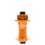 Disc Hubs Industry Nine Industry Nine Solix M Classic Front Disc Hub Front 28H 15mm TA 110mm Boost Orange Chocolate