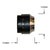 Cone Wheels Manufacturing Wheels Manufacturing CN-R083 Front Cone: 12.8 x 15.0mm Black