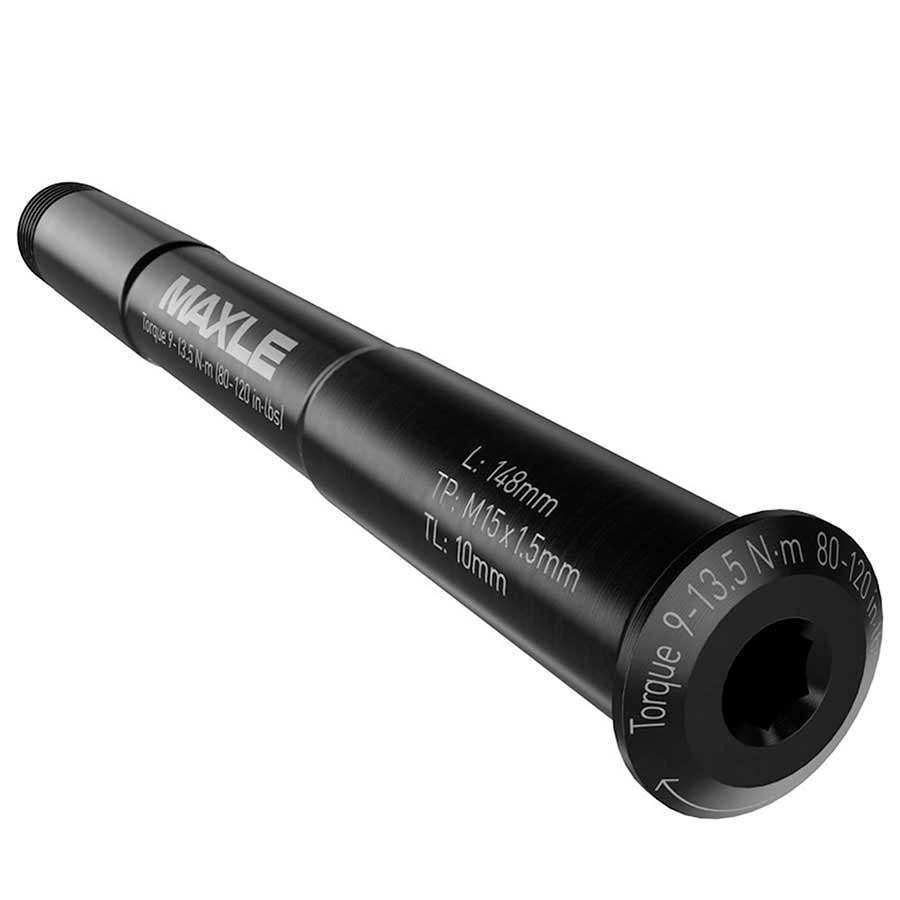 Axles & Axle Parts RockShox RockShox Maxle Stealth Front Thru Axle - 15x100 148mm Length Standard/SID SL/SID 35mm NotCompatible RS- 1 BLK Dark Slate Gray