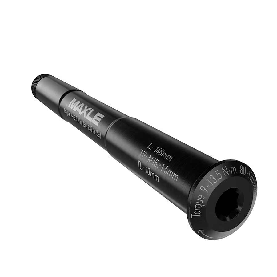 Axles & Axle Parts RockShox RockShox Maxle DH Front Thru Axle - 20 x 110 158mm Length 10mm thread length M20 x 1.50 thread pitch BoXXer 2019+ C1 Dark Slate Gray