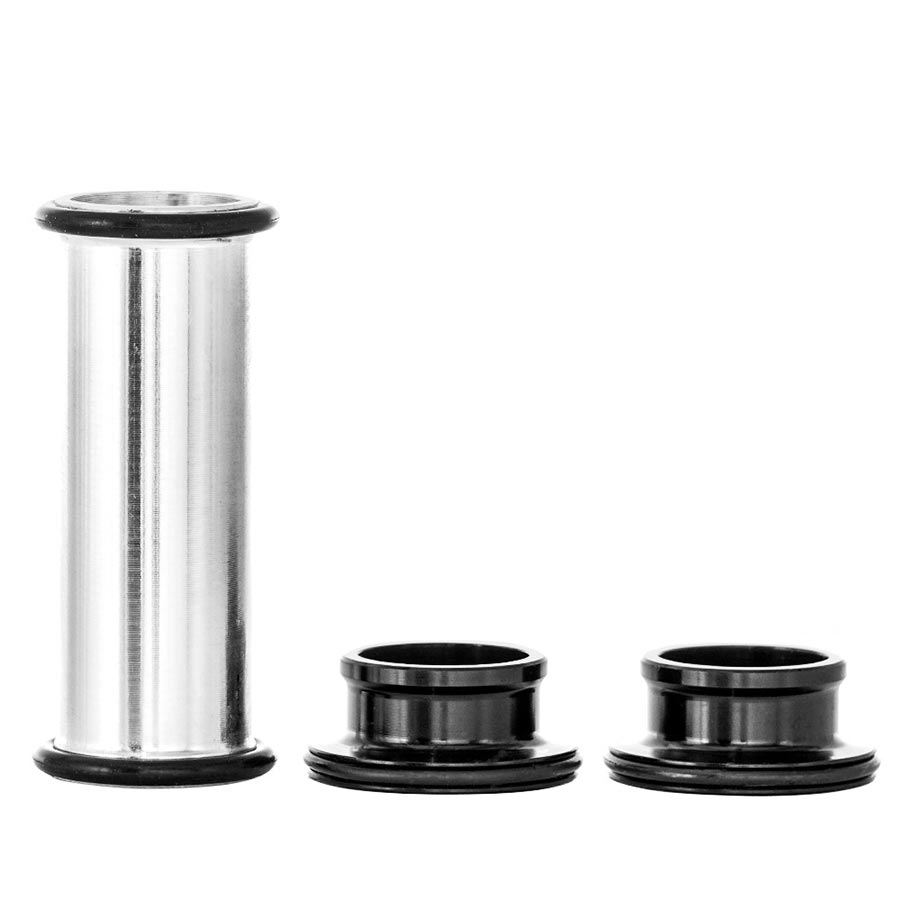 Hub Parts Industry Nine Industry Nine Front Hub Endcap Kit 20x110mm Boost Hydra Black