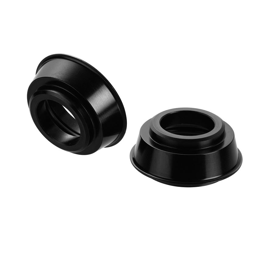 Front Axle Conversion Kit SRAM SRAM Hub Conversion Caps - Front 15mm Thru-Axle Fits MTH 716 Black