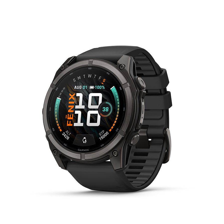 Garmin fenix 9 51mm Watch Watch Color: Black Wristband: Black - Silicone