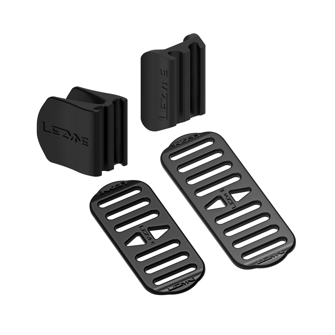 Lezyne ADAPTER KITS 1 aero post adapter 1 round post adapter 2 straps