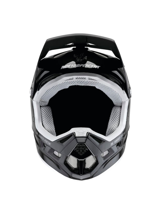 100% Aircraft Composite Full Face Helmet - Silo Small