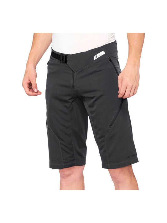 100% Airmatic Shorts - Charcoal Size 32