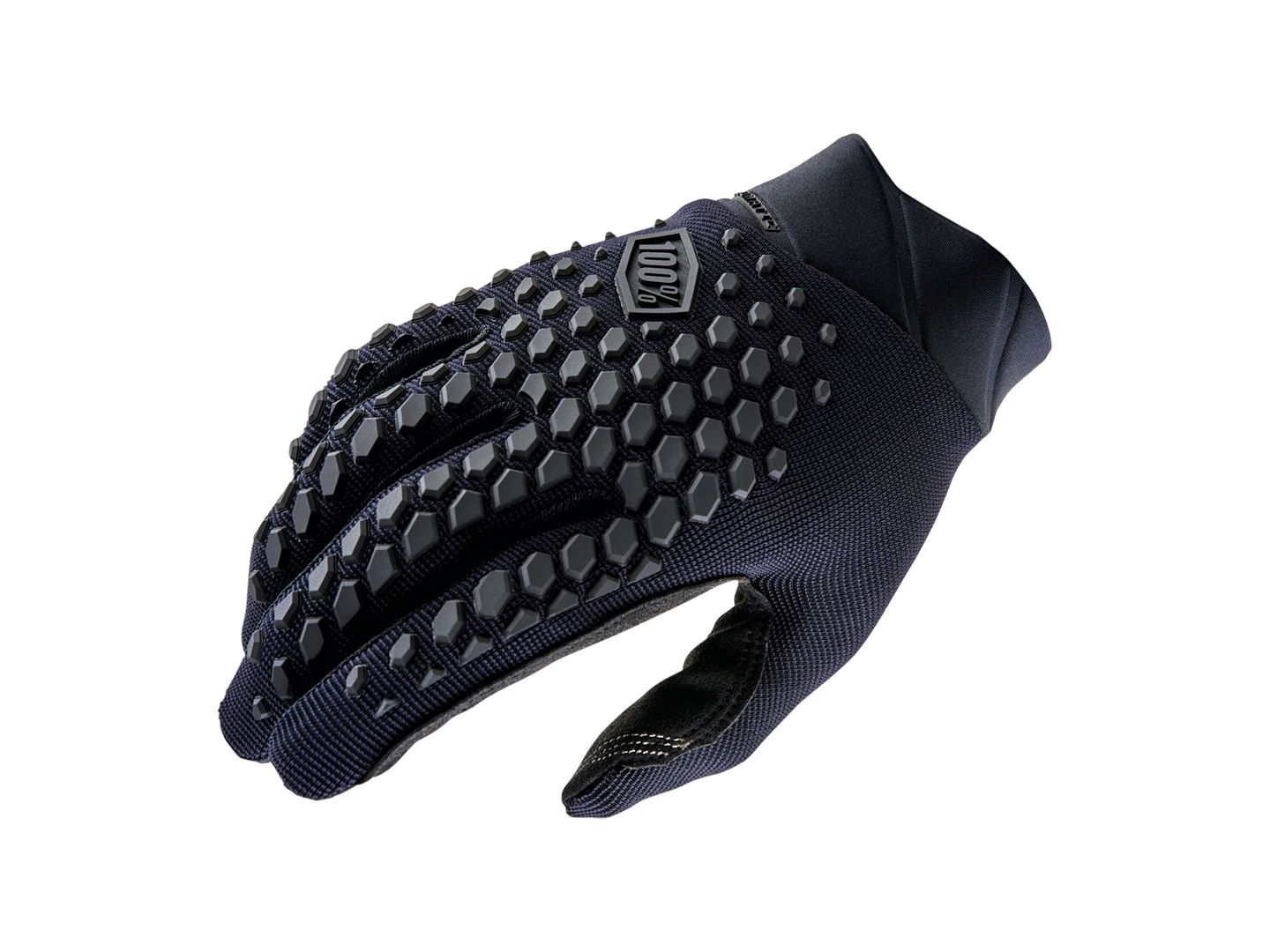 100% Geomatic Gloves - Black/Charcoal Full Finger Mens X-Large