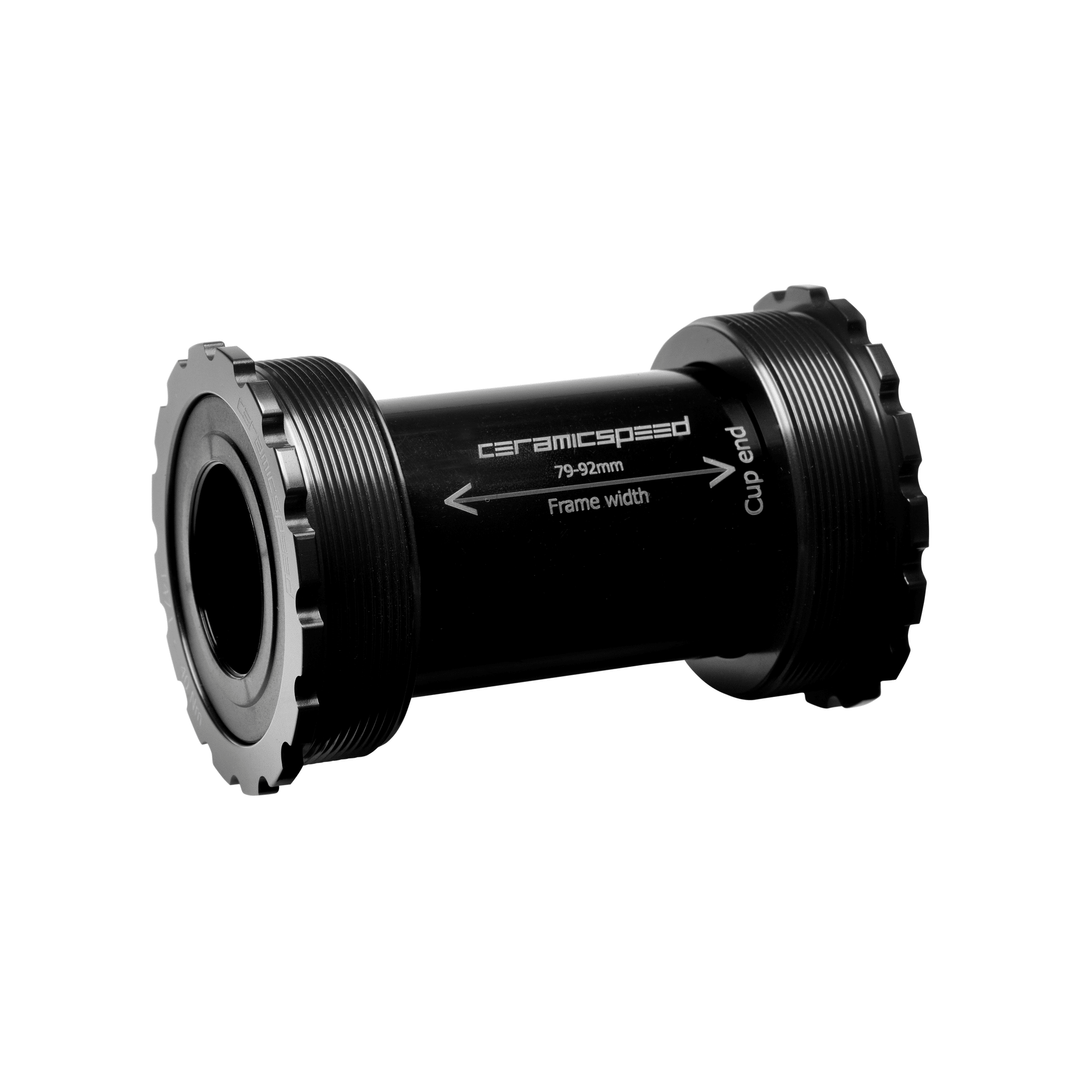 CeramicSpeed T47/86 Inboard Bottom Bracket for Shimano - Coated Black - Dragonspine Cycling