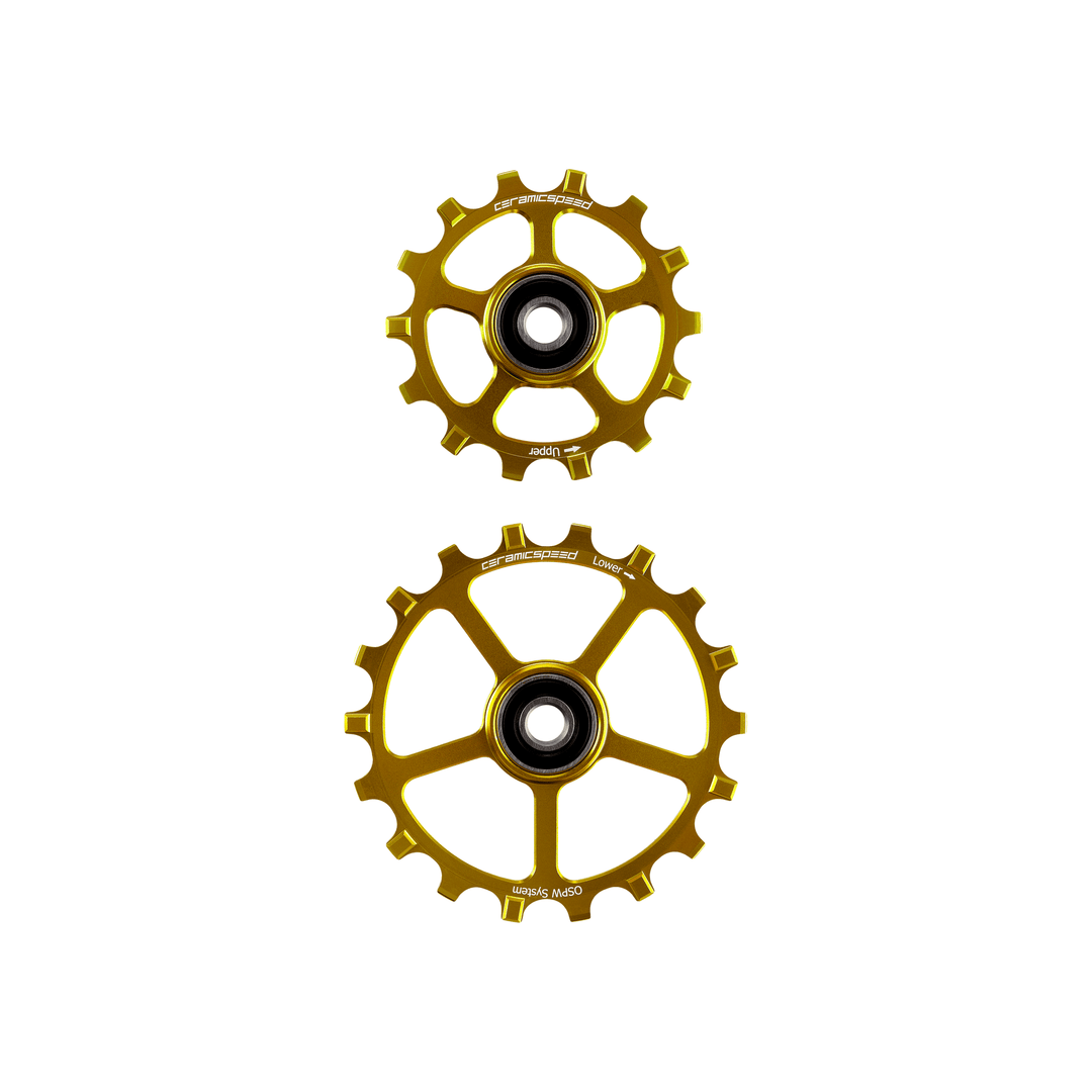 CeramicSpeed Oversized Pulley Wheels 14/18 Tooth - Dragonspine Cycling