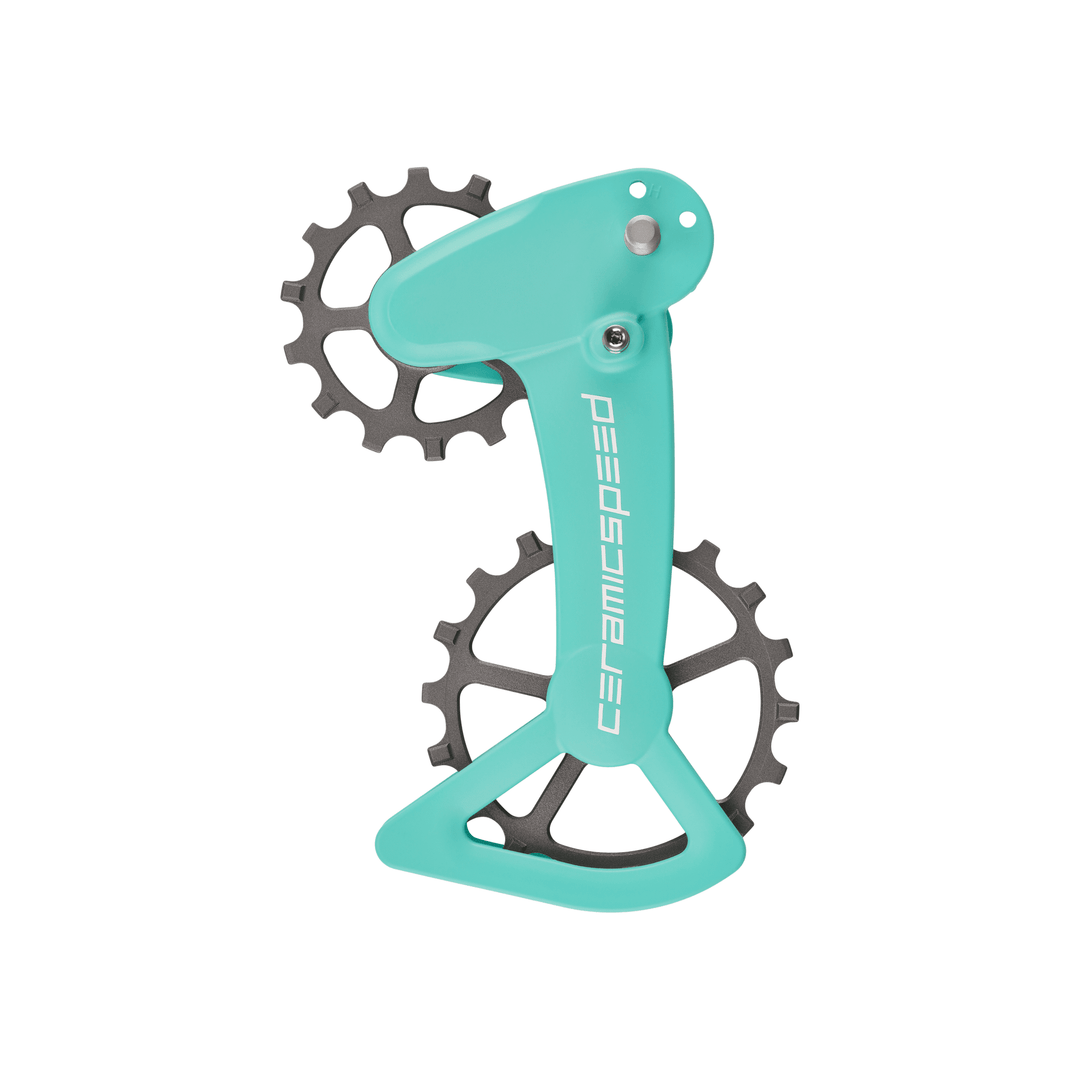 CeramicSpeed OSPW X for Shimano XT/XTR 12-Speed Cerakote Limited Edition, Icy Blue/Silver - Dragonspine Cycling