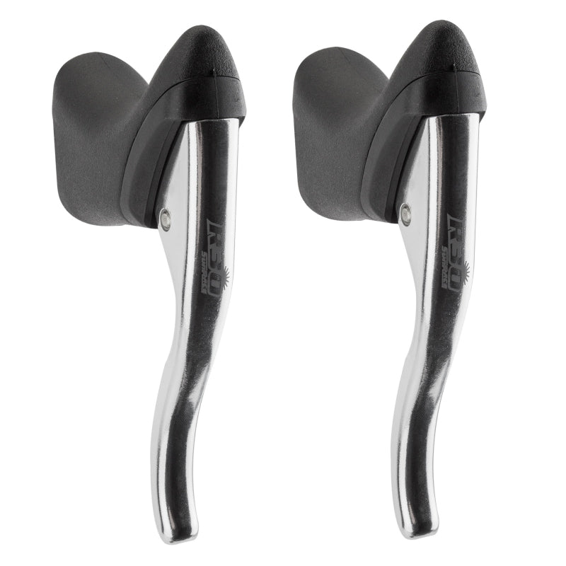Brake Levers SunRace Sunrace BL-R31 Road Brake Levers Black/Silver Pair Dark Slate Gray