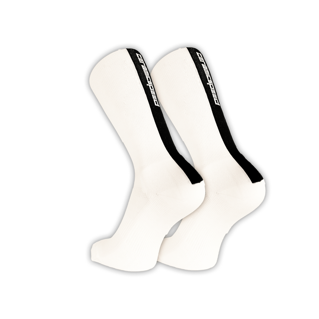 CeramicSpeed Road Sock White - Dragonspine Cycling