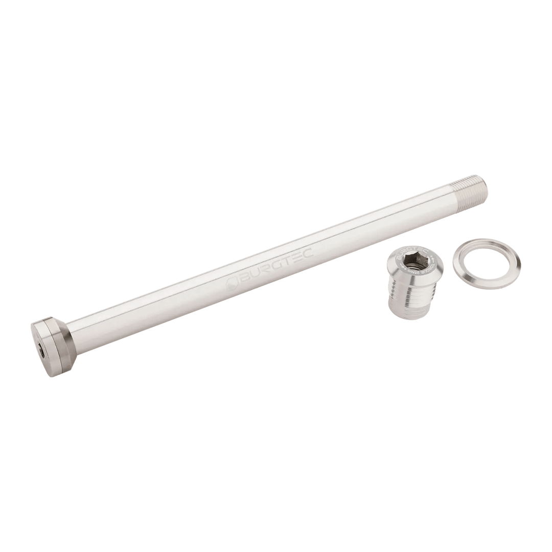 Burgtec Canyon 173mm Rear Axle - Rhodium Silver