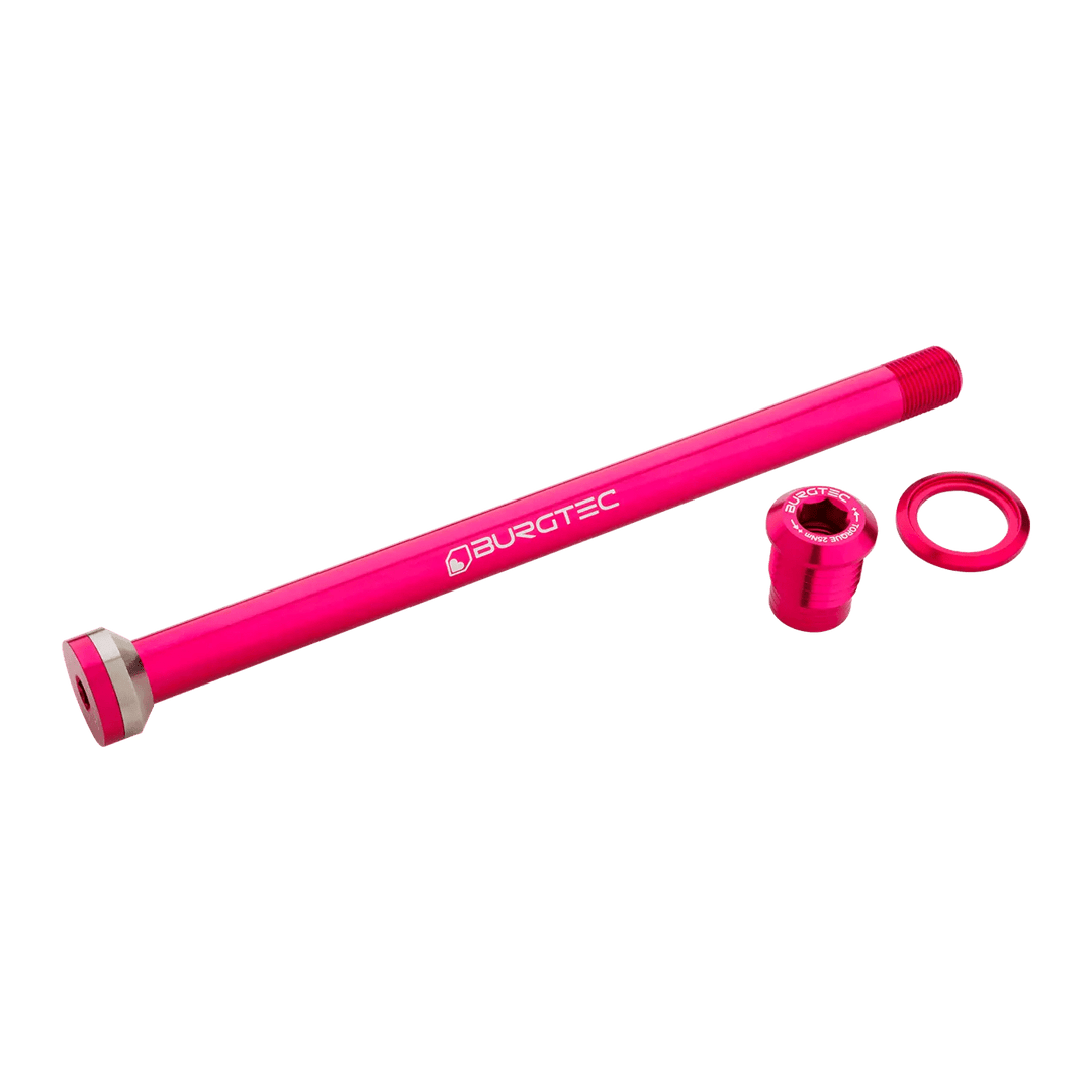 Burgtec Canyon 173mm Rear Axle - Toxic Barbie Pink