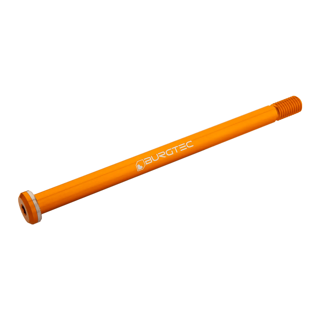 Burgtec 188mm x 12mm 1.75mm Pitch Rear Axle Iron Bro Orange