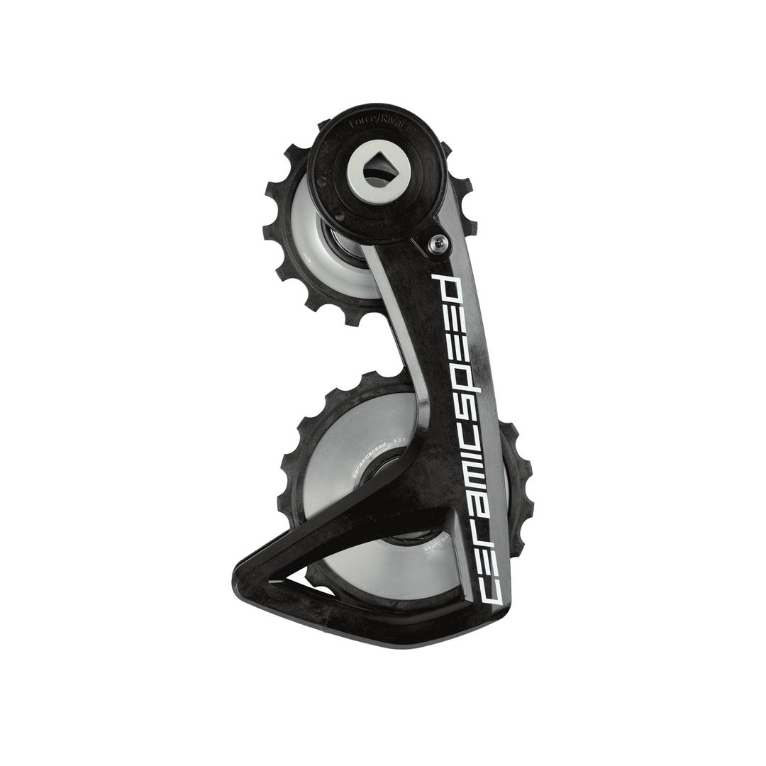 CeramicSpeed OSPW RS ALPHA for SRAM Force E1/Rival E1 TEAM Logo - Silver - Dragonspine Cycling