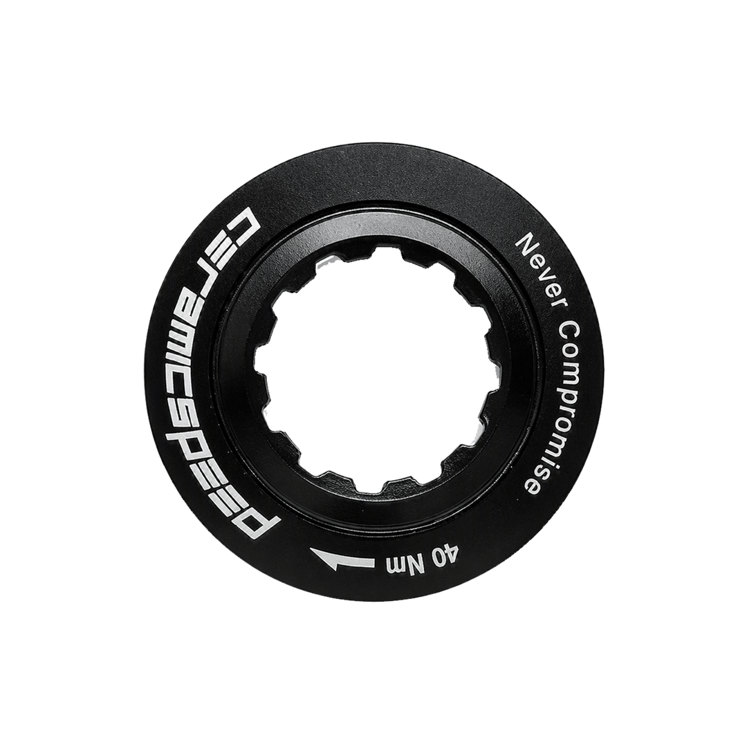 CeramicSpeed Center Lock Lockring Internal Spline Black - Dragonspine Cycling