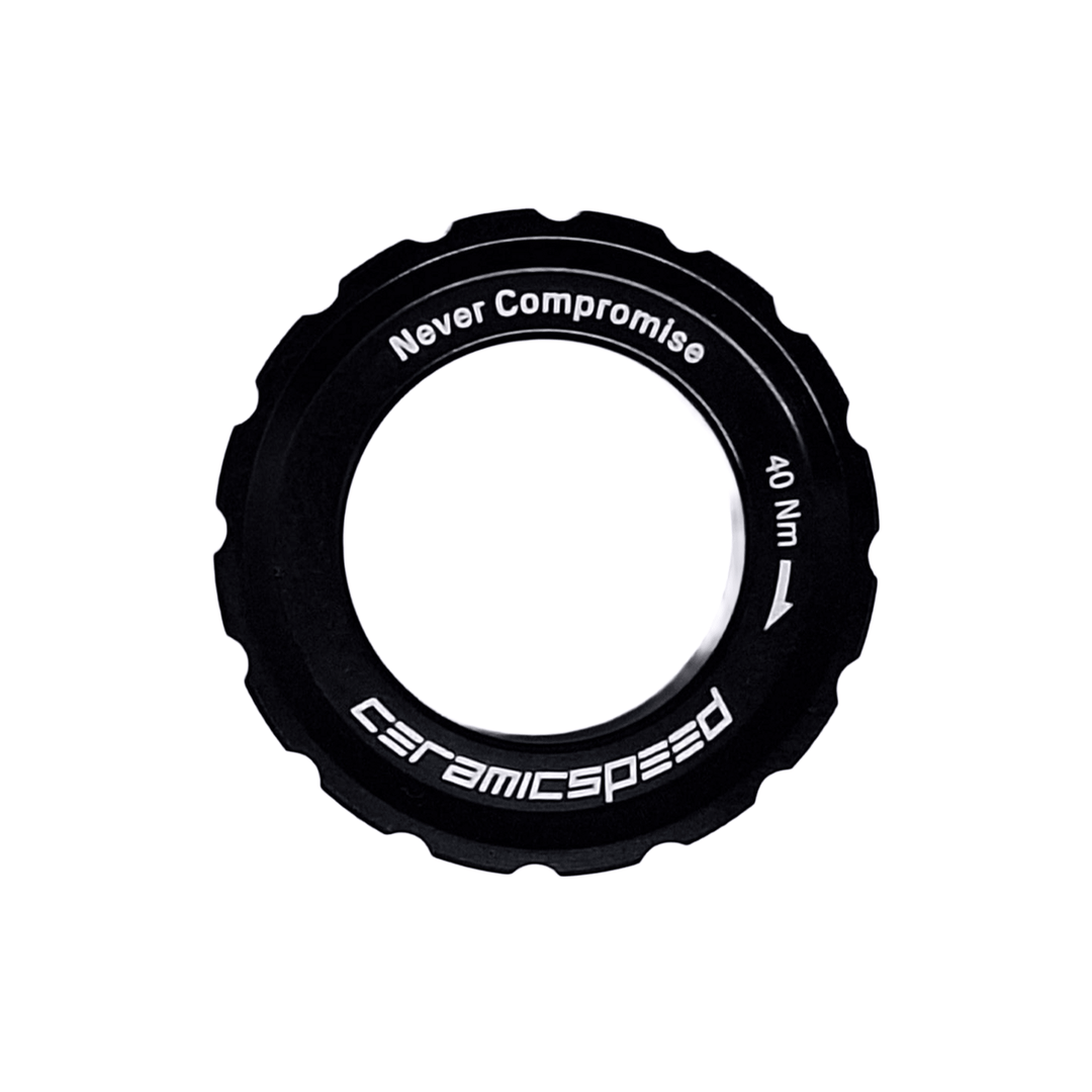 CeramicSpeed Center Lock Lockring External Spline Black - Dragonspine Cycling
