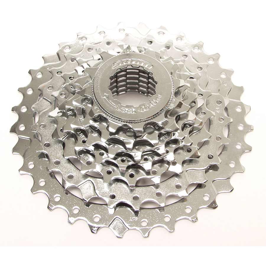 Cassettes and Cogs SRAM SRAM PG-730 Cassette - 7 Speed 12-32t Silver Light Gray