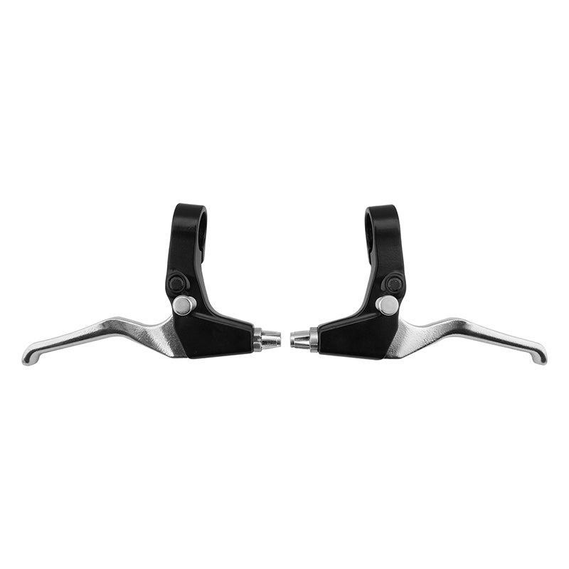 Brake Levers Sunlite Sunlite Locking Levers Black/Silver Pair 3 Finger 22.2 Light Gray