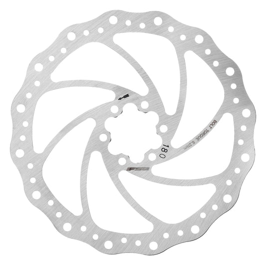 Brakes FSA Full speed ahead Afterburner 1pc Disc Rotor 180mm Silver Rotor Light Gray